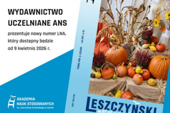Nowy numer Leszczyńskiego Notatnika Akademickiego 