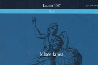 Scripta Comeniana Lesnensia T. 5 / 2007